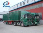Juyuan Trailer 3 Axles Swing Open Type Cargo Box Van Semi Trailer Wing Dry Van