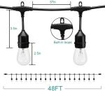 48ft Commercial Grade LED String Lights
