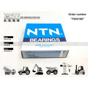 Quality 7I-1125 6208CM Heat Treated Excavator Grooved Ball Bearing With Gear Oil Maintenance wholesale
