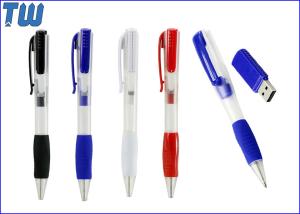 Quality Plastic Transparent Pen USB 1GB USB Memory Stick Thumb Drives wholesale