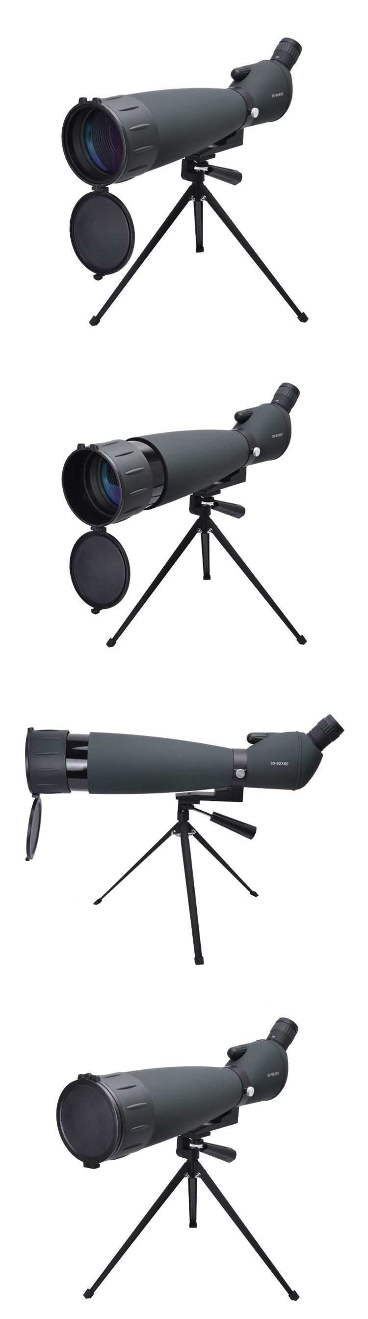 30-90X90 High Definition Monocular Telescope for Brid Watching and Astronomical Spotting