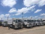 Durable 25 Tons Used Dump Trucks , Japan 10 Wheel Dump Truck PF6 Engine
