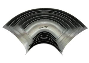 Quality Metal Stamping Products Two Pieces Glavaizned Sheet Ventilation Ducts 90 Degree Elbow wholesale
