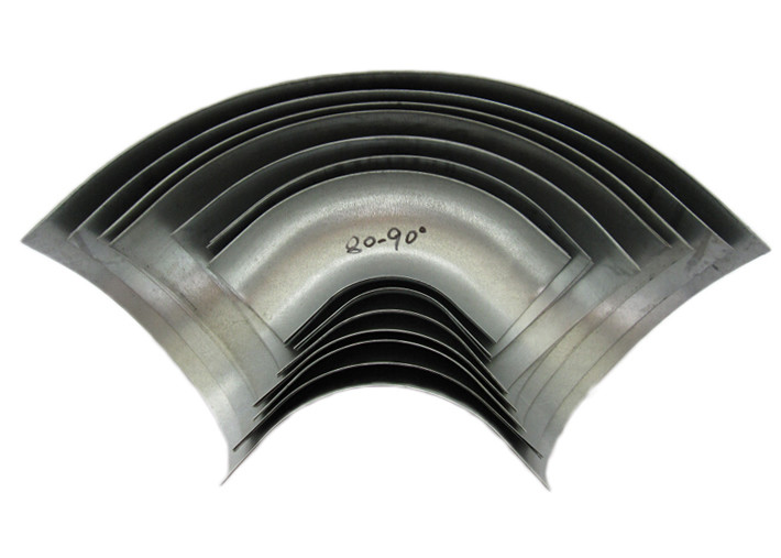 0.5mm-1.0mm Deep Drawn Parts 80-90 1D Pipe Fittings Half Bends Elbow