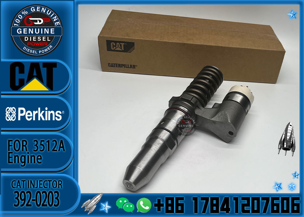 Common rail injector fuel injecto 246-1854 392-0203 250-1311 392-0204 for 3512B Excavator 3512C 3516B 3516C