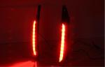 Bumper Toyota Fortuner Pillar Lights 2015-2017 Brake Reflector Warning