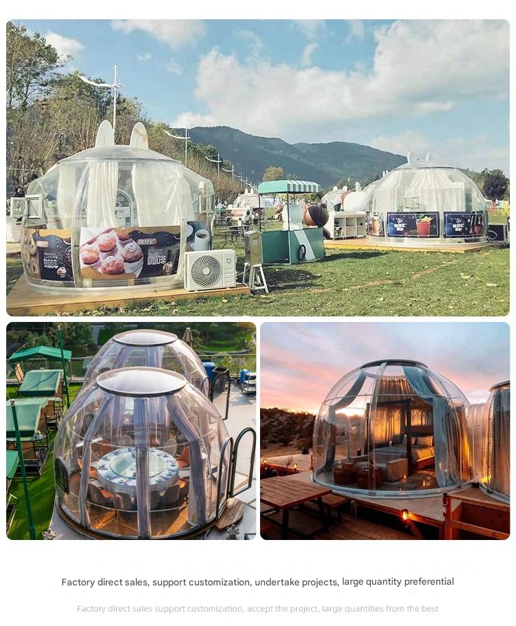 Pc Starry Sky Transparent House Hotel Restaurant Transparent Bubble Housevilla Family Outdoor Sun Room