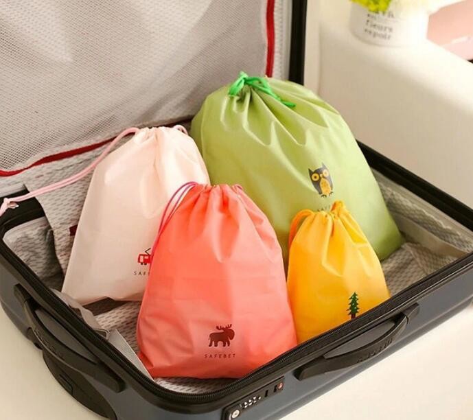 Recycled Foldable Nylon Polyester Tote Bag with logos polyester shopping bag Custom advertising handle non woven bag PAC
