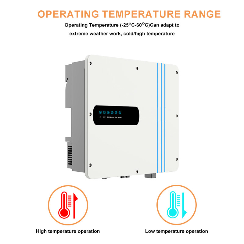 5KW Hybrid Solar Inverter 48V 3.6KW 4.6KW 6KW with RS485 Communication Interface