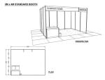 Export to Myanmar Exhibition Booth Supplier In China, Chinese 3X3X2.5m Octanorm