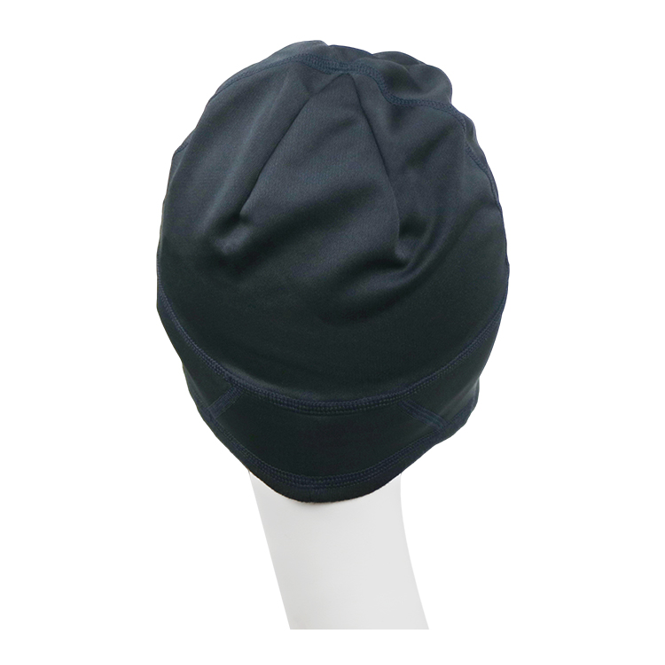 Dry Fit Custom Printed Running Beanie Hat , 100% Polyester Swim Cap For Winter