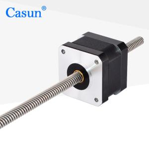 Quality 42x42x34mm 1.8 Degree 2 Phase 1.2A Hybrid Nema 17 Tr8*2 Non Captive Stepper Motor wholesale