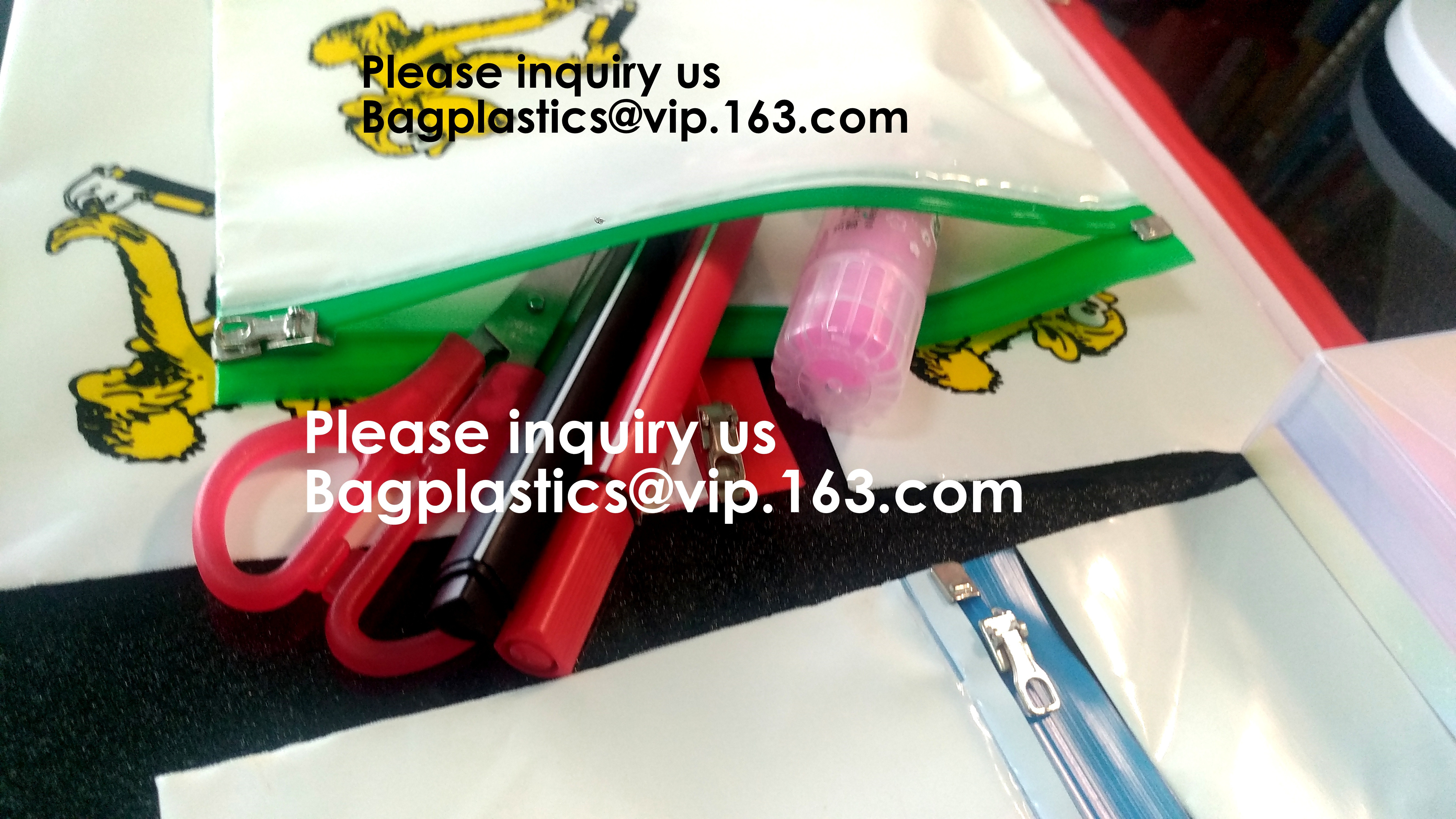 File Packing Bag With Zipper K Zipper File Bag PVC Document Plastic Bag,Zipper Pouch Zipper File Bags File Holders