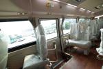 Road Sightseeing High Roof Coaster Minibus Environmental Low Fuel Consumption