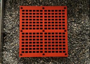 Quality Non Blinding Pu Screen Panel Flip Flow Screens Screen Customized Hole Type wholesale