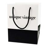 Custom Logo Clothing Shopping Gift Packaging Paper Bag with Drawstring and UV