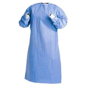 Quality Sterilized Disposable Isolation Gown , Medical SMS Isolation Gown Waterproof wholesale
