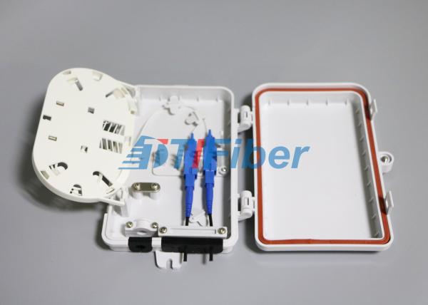 4 Core Fiber Optic Distribution Box For Outdoor FTTH Drop Cable Optical