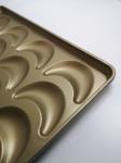 Aluminum Steel 16 Links Croissant Hot Dog Bread Mold Economical