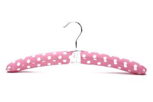Quality Silk Material and Round Style Glam Satin Padded Hangers wholesale