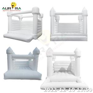 Quality Water Slide Bounce House Inflatable Customized All White Moonwalk Bounce House wholesale