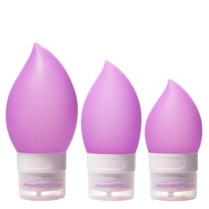 Quality 60ml Leak Proof Squeezable Silicone Travel Shampoo Bottles wholesale