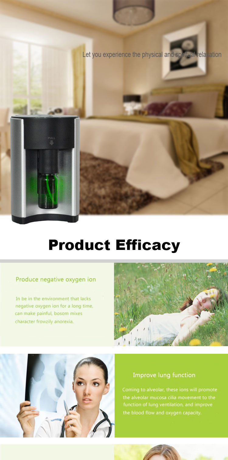 DC 5V 1A Silver Aluminum Alloy Scent Nebulizer