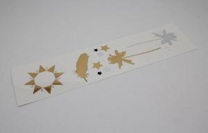 Quality shimmering foil temporary tattoos wholesale