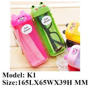 Quality 2024 newest children plastic sunglasses case wholesale