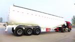 Triple Axle 50 Ton Bulk Cement Trailer , Bulk Cement Semi Trailer