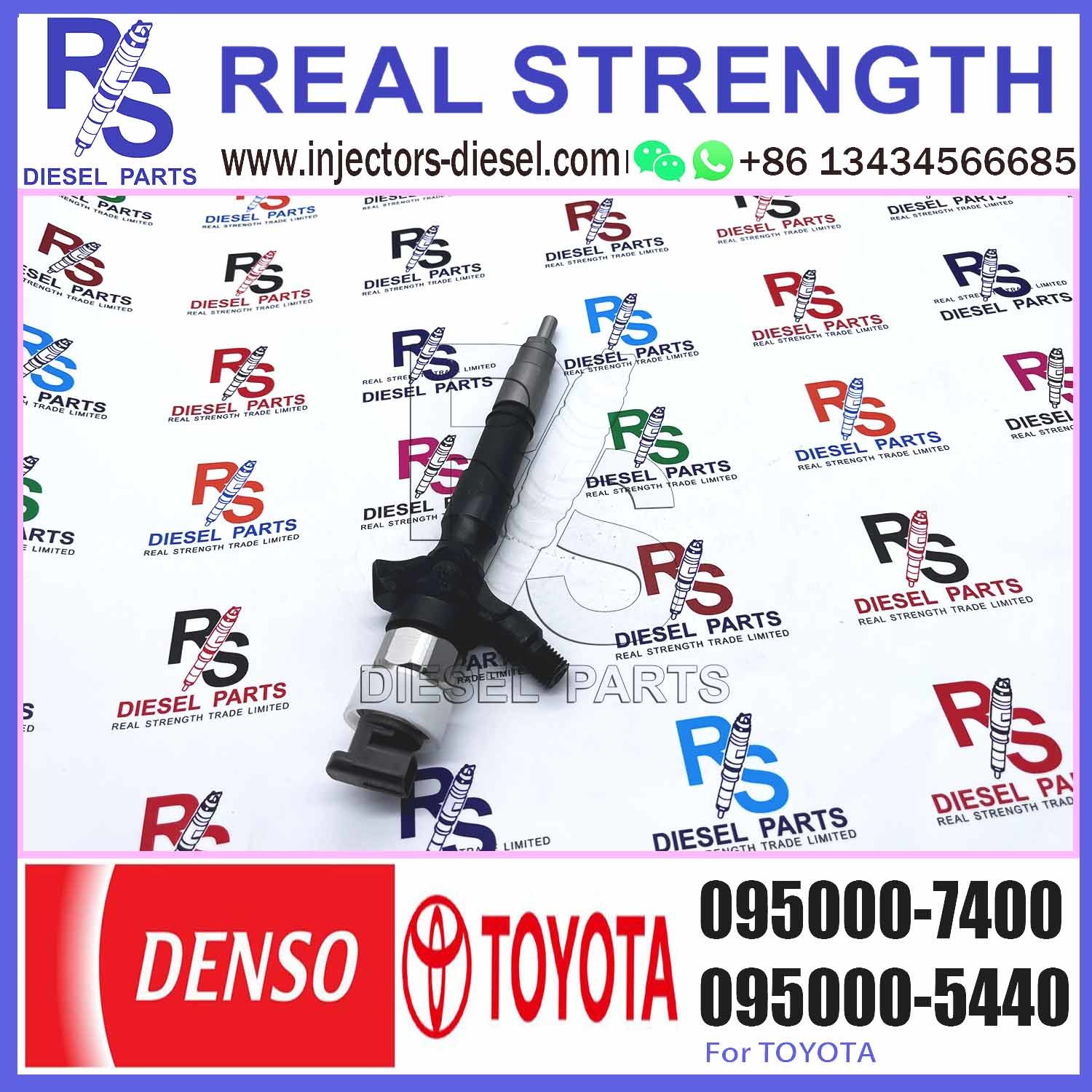 high quality 2367030220 0950007400 diesel injectors And Diesel common rail fuel injector 23670-30220 095000-7400