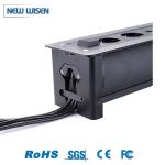 Electric Motorized Desk Flip Socket Meeting Table Power Outlet Plug