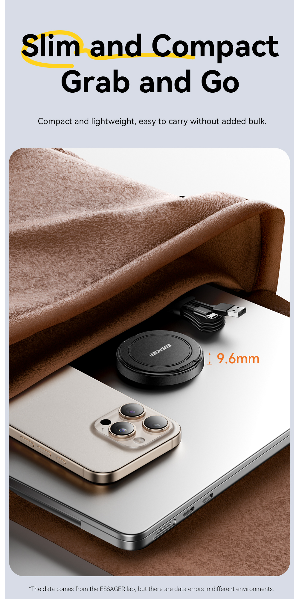 ESSAGER ES-WC18 15W Best Phone Stand Charging Fast Wireless Charger