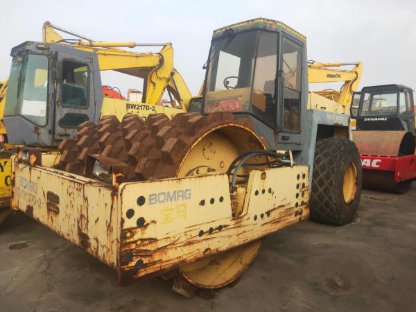 Used Original Germany Bomag Bw219pd Sheep Foot Double Drum Vibratory Road Roller