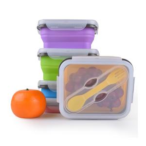 Quality Retractable Food Container Silicone Household Products 600mL 700mL wholesale