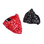 Double Layer Dog Neck Scarf Holiday Dog Bandanas Fashion Style