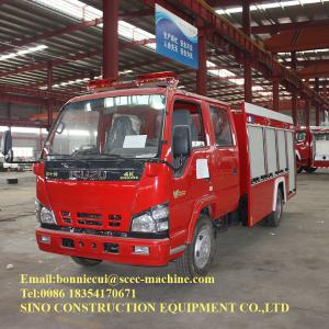 Quality 4x2 Isuzu 4000L Rescue Water Foam Fire Fighting Truck wholesale
