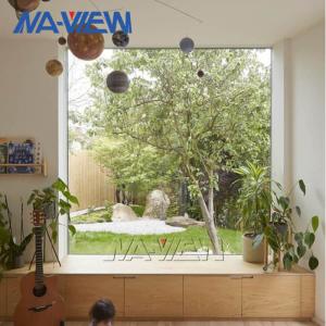 Quality NAVIEW SGS Black Frame Picture Window Powder Coated Surface wholesale
