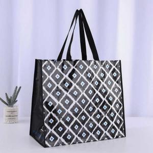 Quality Woven Polypropylene Reusable Shopping Bags 120Gsm AntiBacterial Shrink Proof wholesale