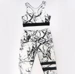 Workout Nylon Print Sports Workout Shorts Scrunch Butt Woman Fitness Yoga