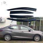 Dark Smoke Custom Rain Guards , Side Window Vents For Cars