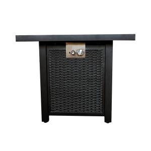 Quality 28 Inch 50,000 BTU Square Propane Gas Fire Pit Table Garden Backyard Deck Patio wholesale