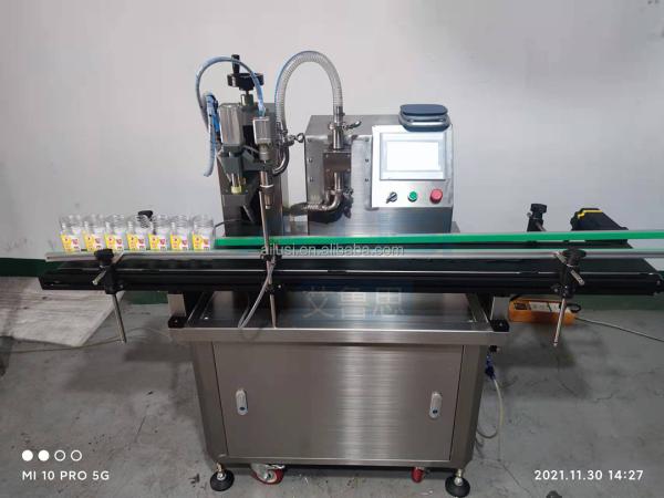 Pneumatic Piston Type Viscous Liquid Filling Machine Peanut Butter Ointment