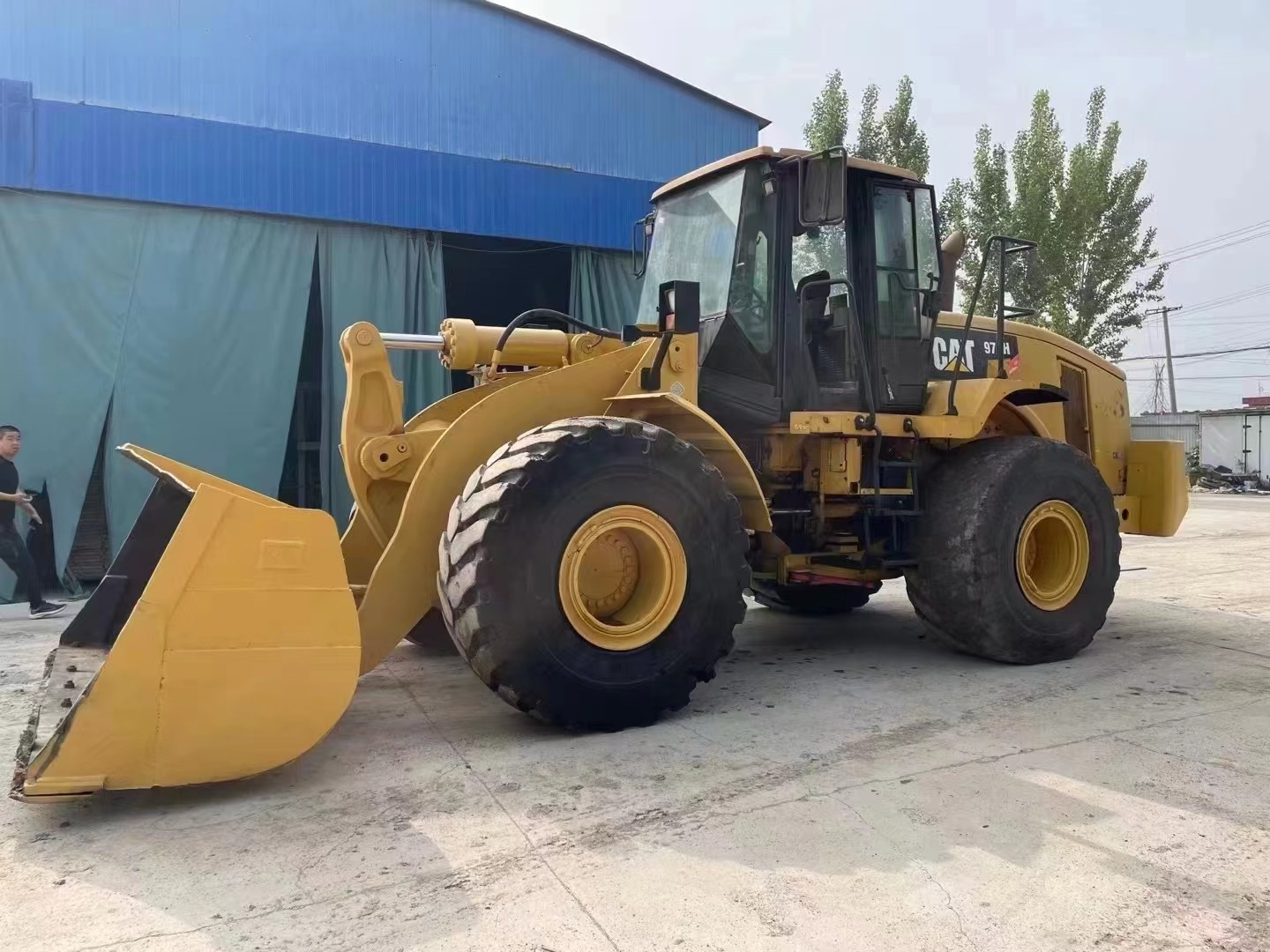 Used Wheel Loaders Caterpillar 972h Cat Loader Japan Wheel Loader 12.22ton