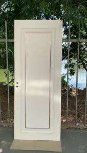 Quality Contemporary 208cm Melamine Wooden Door Compound Moisture Proof wholesale