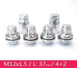 NLS004-07 Oem Wheel Rim , 0.5 Kg Locking Lug Nuts ISO9000 Certification
