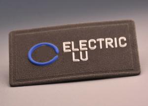 Quality Custom 3M Reflective Embossed Raised Logo Heat Transfer Labels For Apparel wholesale