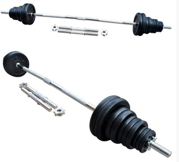 Cast Iron Solid Black Painting Dumbbell Adjustable 50kg Set for Gym
