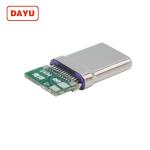 Side Plug Male Usb C Connector Usb 2.0 Type C Connector For Playing Game Cable