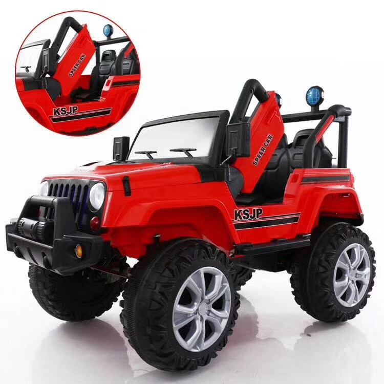 Battery Powered Outdoor Ride On Toy Car for Kids Double Seats 12V Electric 118*69*79cm